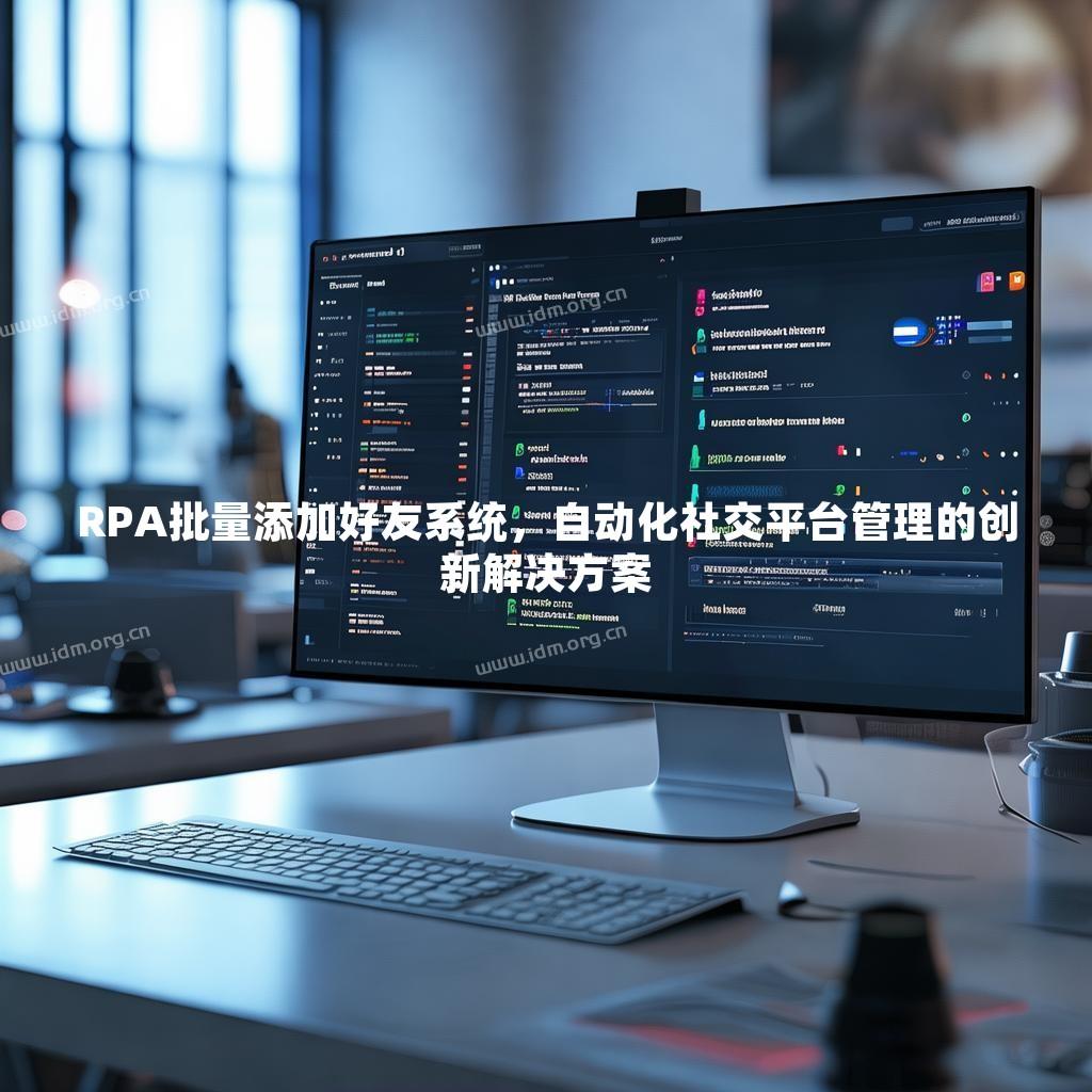 RPA批量添加好友系统，自动化社交平台管理的创新解决方案