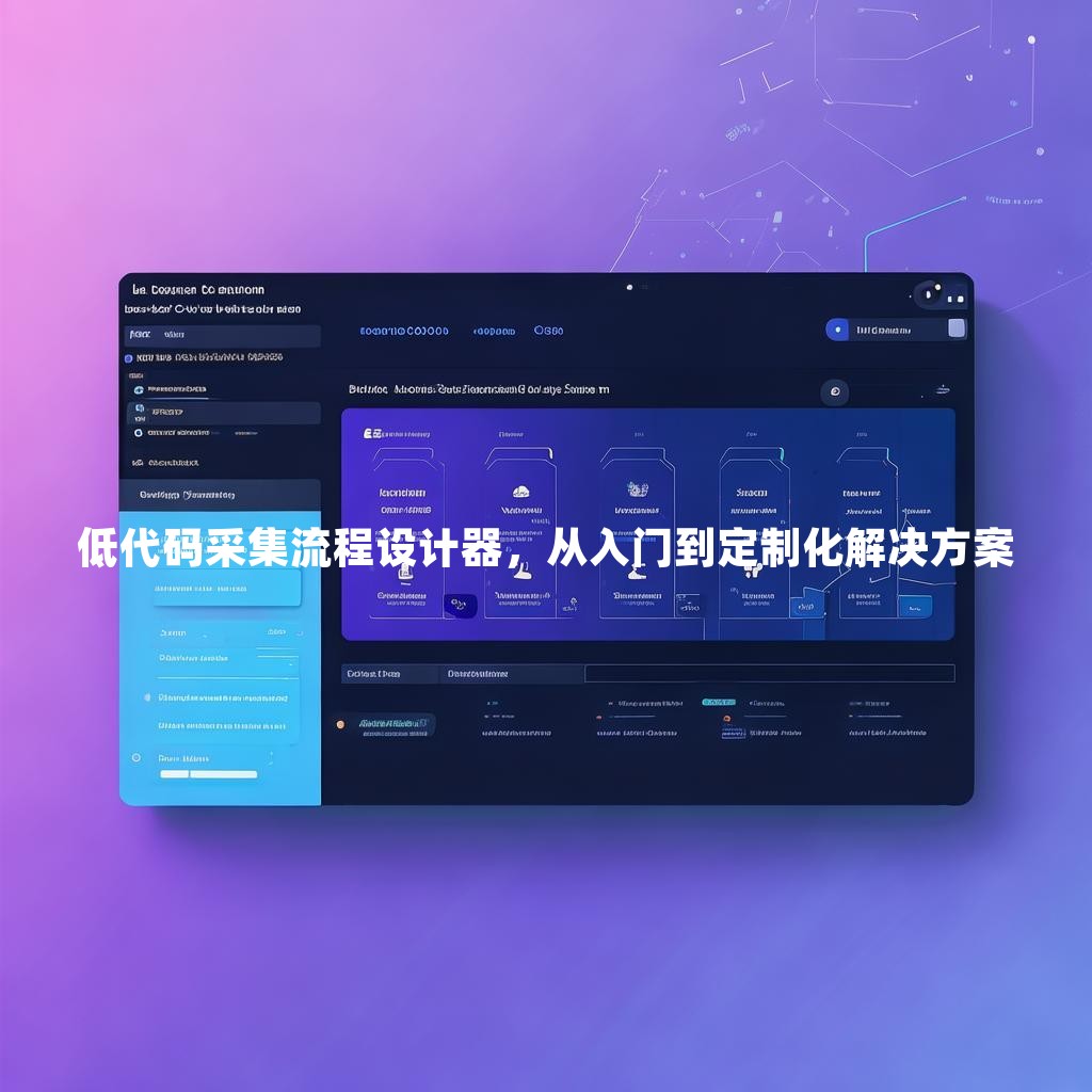 低代码采集流程设计器，从入门到定制化解决方案