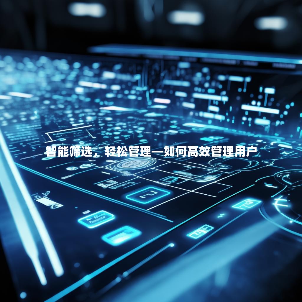 智能筛选，轻松管理—如何高效管理用户