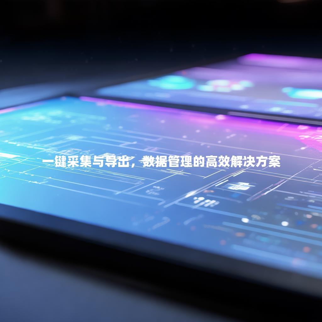 一键采集与导出，数据管理的高效解决方案